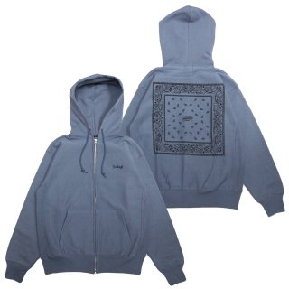 Heads High Bandana Logo Zip Hoodie (Blue)