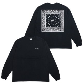 Heads High Paisley Bandana  L/S Tee (Black)