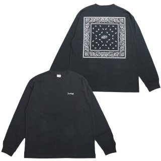 Heads High Paisley Bandana  L/S Tee (Charcoal)