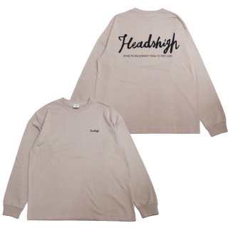 Heads High Original Logo L/S Tee (Smoky red)