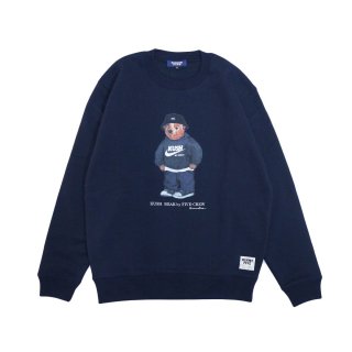 Gimme Five Kush Bear Crew Neck (Navy)