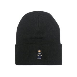 Gimme Five Kush Bear Embroidery Beanie (Black)