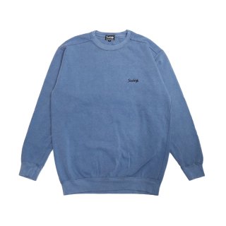 Heads High Embroidery Logo Vintage Wash Crewneck (Blue)