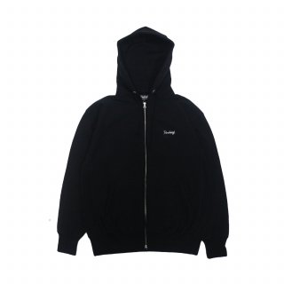 Heads High Embroidery Logo Zip Hoodie (Black)