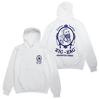 Zig-Zag Logo HoodieWhite