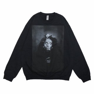 Bob Marley Smoke Crewneck SweatBlack