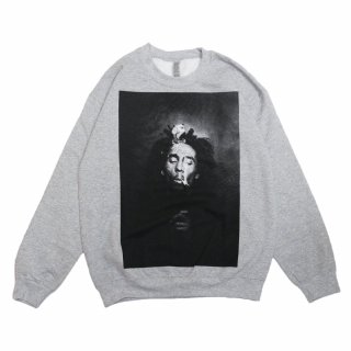 Bob Marley Smoke Crewneck SweatH.Grey