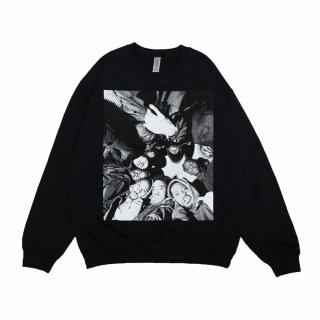 Wu Tang Clan Photo Crewneck SweatBlack