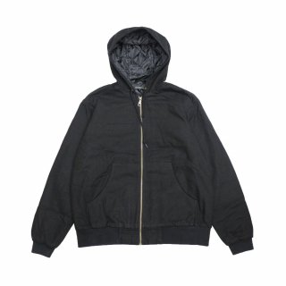 Select Duck Zip Up Hoodie jacket (Black)