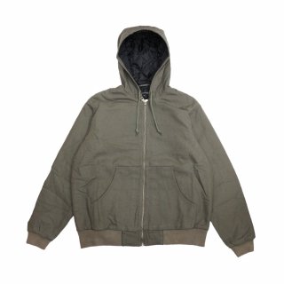 Select Duck Zip Up Hoodie jacket (Olive)