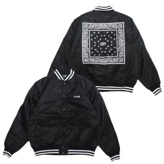 Heads High Bandana Snap Nylon jacket (Black)