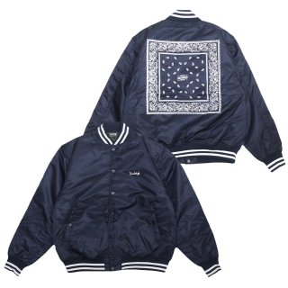 Heads High Bandana Snap Nylon jacket (Navy)