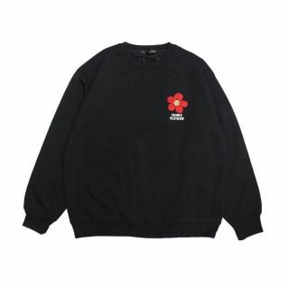 Select Wide Line Crewneck sweat (Black)