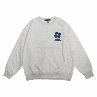 Select Wide Line Crewneck sweat #3 (Ash Grey)