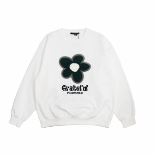 Select Wide Line Crewneck sweat #2 (White)