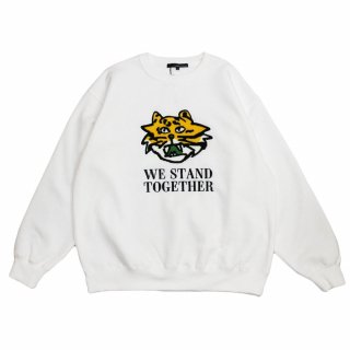 Select Wide Line Crewneck sweat #1 (White)