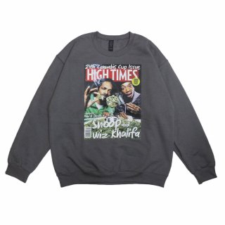 High Times Snoop Dog & Wiz Khalifa Crewneck Sweat (Charcoal)