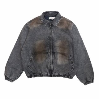 Select Denim Harrington Jacket (Black Denim)