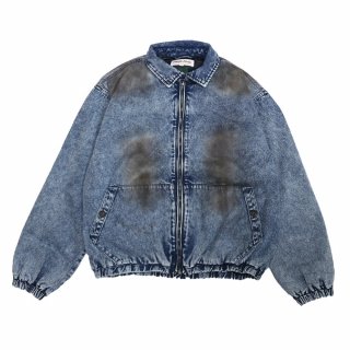 Select Denim Harrington Jacket (Navy Denim)