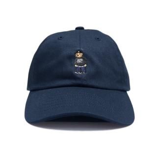 Gimme Five Kush Bear Embroidery Cotton Cap (Navy)