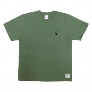 Gimme Five Kush Bear Embroidery Tee (Moss Green)