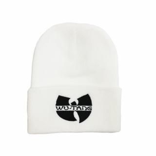 Wu Tang Clan Logo Embroidery Beanie (White)