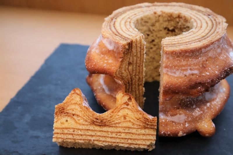 mou mol molle】樹氷バームクーヘンカット 10個入