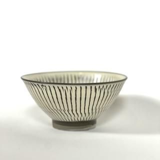 小鹿田焼 坂本浩二窯 飯碗 白 大きめ