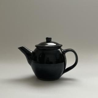 ティーポット 黒 (500ml)<p></p>小鹿田焼 黒木昌伸窯