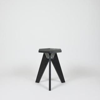 RECYCLED PLASTIC HEX STOOL  
