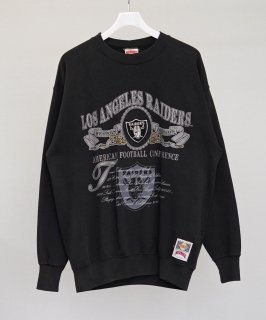 USED WEAR90s NUTMEG  Los Angeles Raiders Crew Sweat
