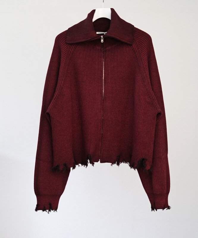 CURRENTAGE / ơZip-up Sweater