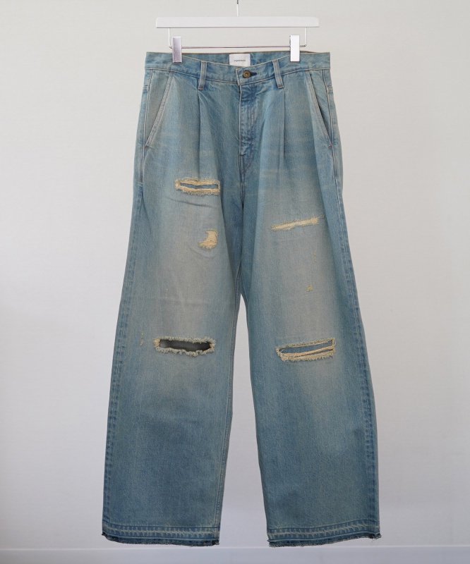 superNova. / ѡΥ Selvedge wide jeans - Repair