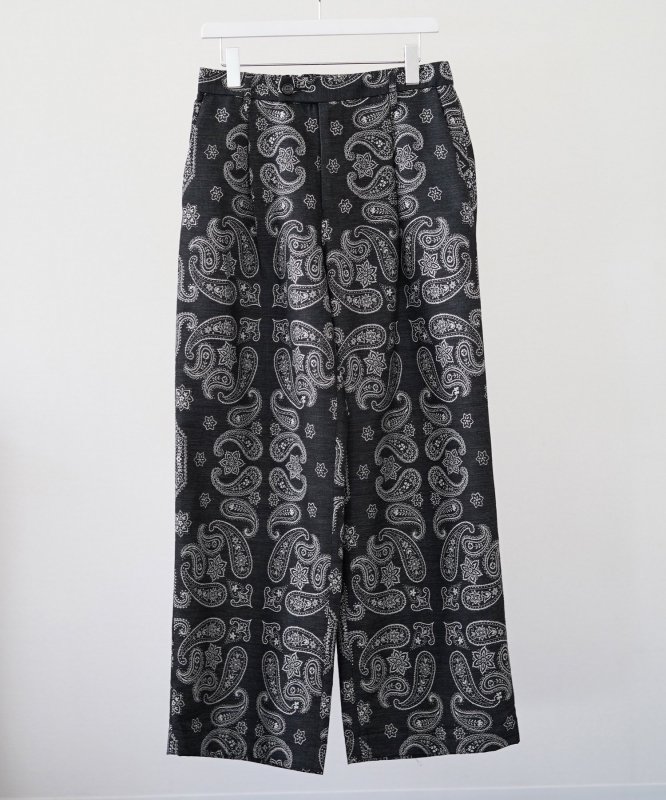 superNova. / ѡΥWide utility trouser - Bandana jacquard