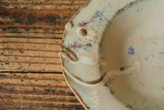 美品　民芸　北海道　石狩焼　魚型陶器皿 5枚セット 美品 民芸 北海道 石狩焼 魚型陶器皿 5枚セット | 皿・プレート