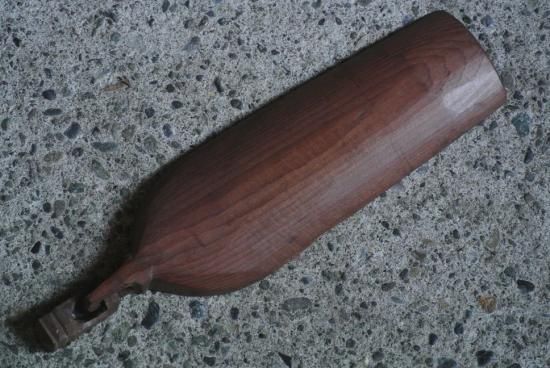 アイヌ戦前木製彫刻茶筒