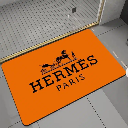 エルメス☆HERMES カーペット 滑り止めマット インテリア 速乾絨毯