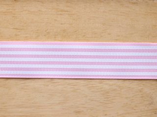 pink stripe grosgrain ribbon 25mmx1M