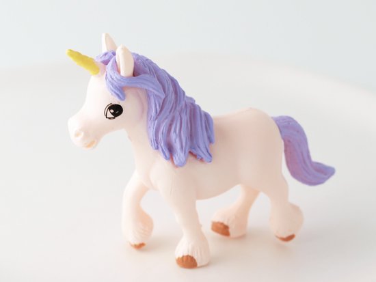 unicorn purple 6cmx4.5cm