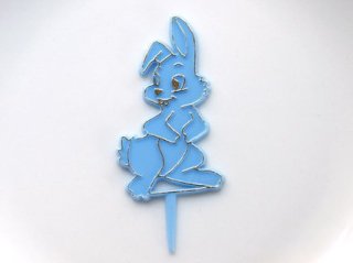 rabbit blue pick  7.5cm