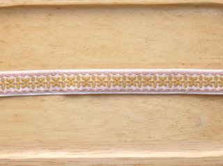 white flower embroidery ribbon 16mmx1M