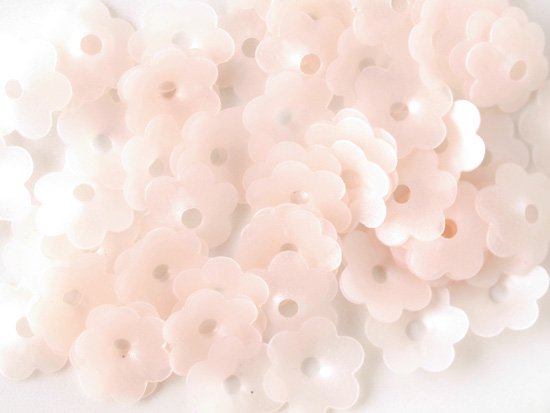 pink pearl flower cup spangle 8.5mm