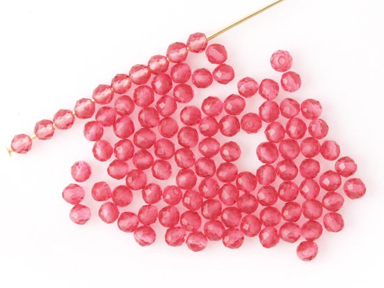 <img class='new_mark_img1' src='https://img.shop-pro.jp/img/new/icons59.gif' style='border:none;display:inline;margin:0px;padding:0px;width:auto;' />rose pink round cut beads 3mm