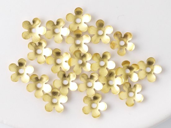 5petal flower parts gold 8.5mm