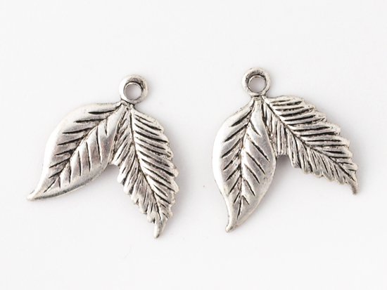 2leaf parts silver 12mm