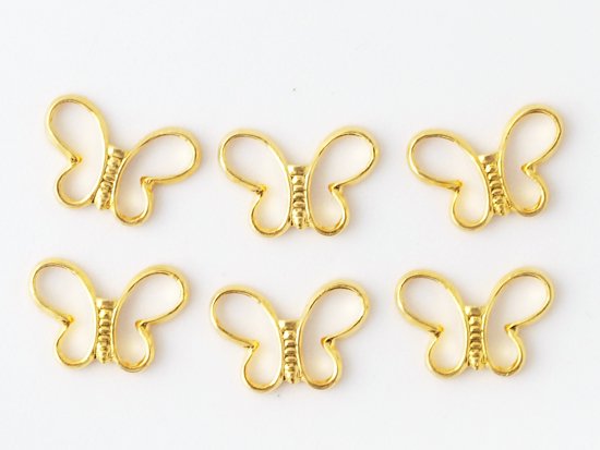 butterfly connector gold 9x6mm