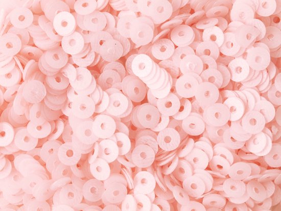 matte milk pink round spangle 3mm (3g)