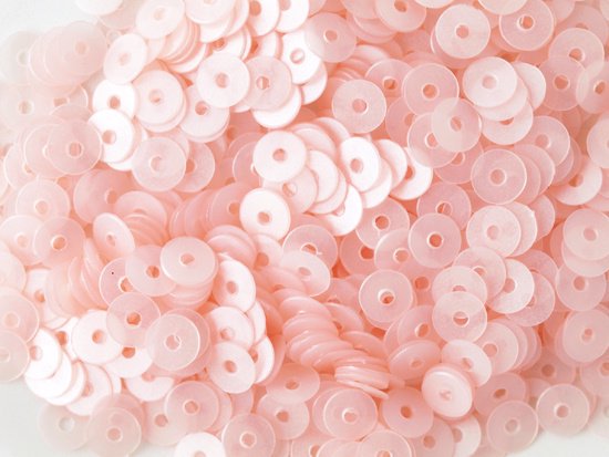 matte light pink round spangle 4mm (3g)