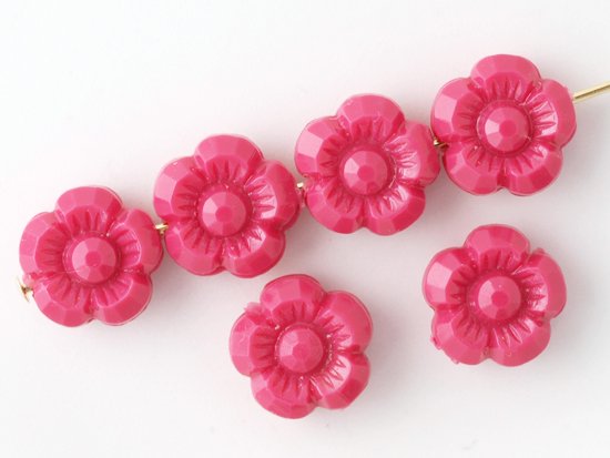 <img class='new_mark_img1' src='https://img.shop-pro.jp/img/new/icons5.gif' style='border:none;display:inline;margin:0px;padding:0px;width:auto;' />vintage pink purple flower beads 10mm