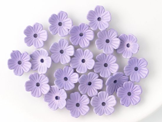 <img class='new_mark_img1' src='https://img.shop-pro.jp/img/new/icons5.gif' style='border:none;display:inline;margin:0px;padding:0px;width:auto;' />pearl blue purple 5petal flower beads 11mm